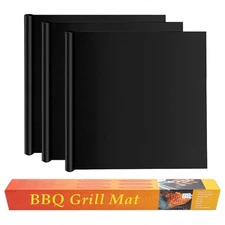 3 Pack Non-Stick Oven Liners – Heavy-Duty, Reusable Mats for Oven & Grill