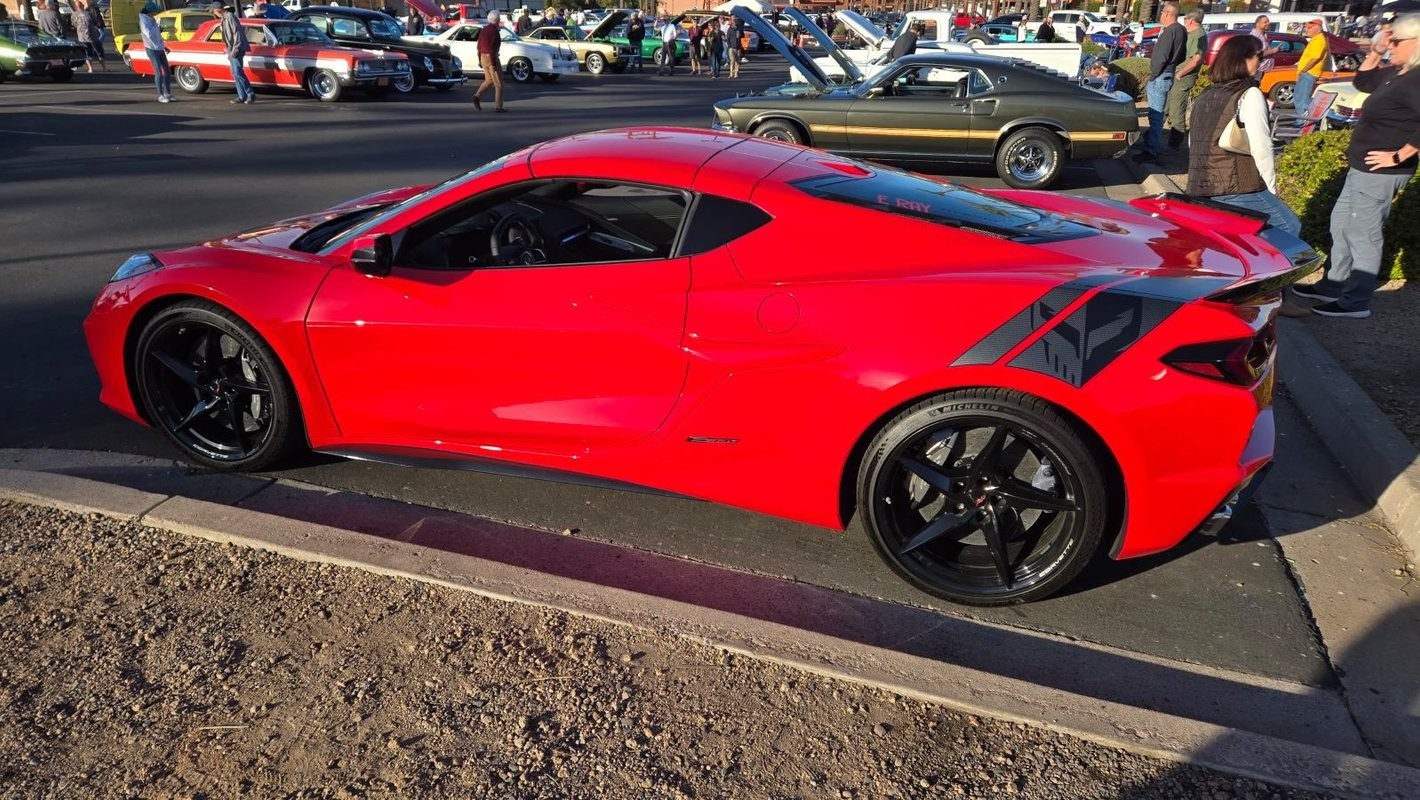 2024 Red Chevrolet Corvette   | C8 Corvette Photo 2