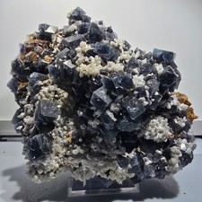 XXL Phantom Fluorite Cube, Quartz Specimen, Purple Green Okorusu, Namibia
