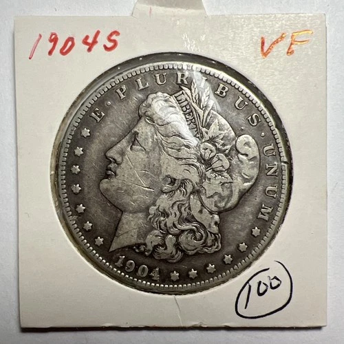 1904-S San Francisco Mint Morgan Silver Dollar Very Fine