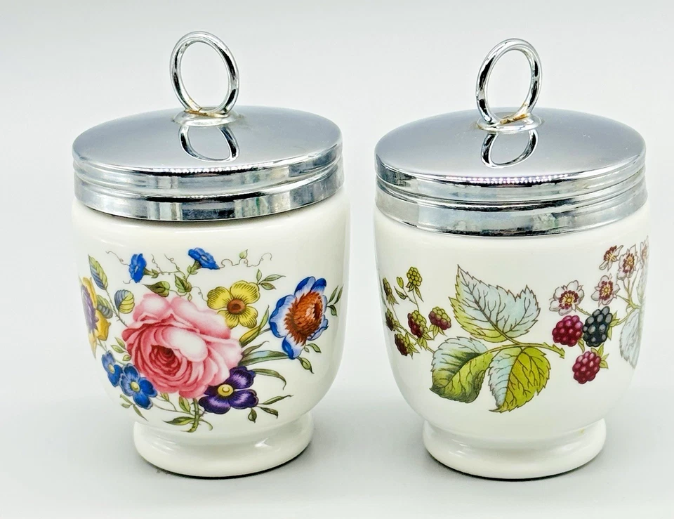 Royal Worcester England Egg Coddlers 5 King 5 Standard Skippety Tale Lote de 10 Foto 4 de 4