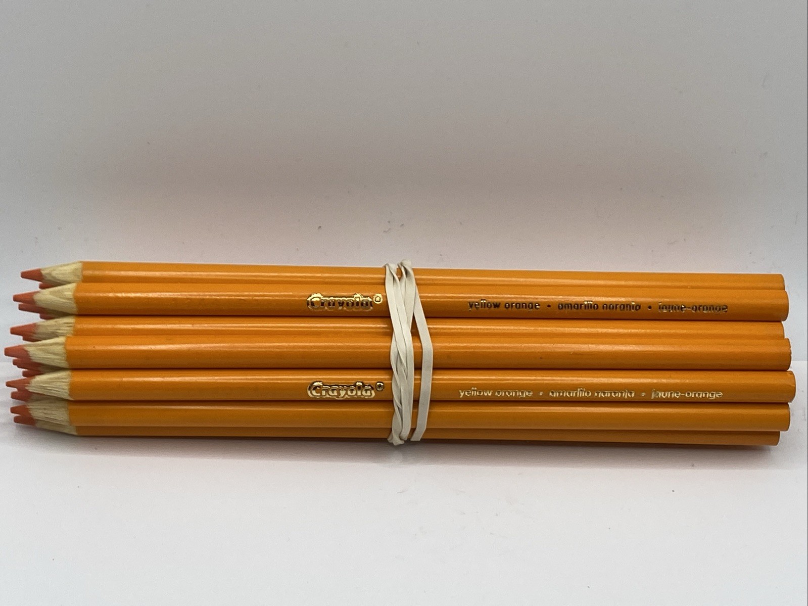 (20) Crayola Colored Pencils  (yellow orange) BULK