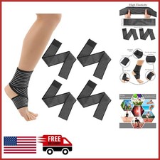 Elastic Calf Support Wraps for Men Women 28 Inch Adjustable Compression Bandage