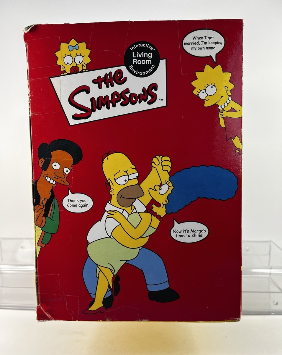 Playmates The Simpsons WOS Living Room Interactive Playset Marge