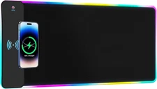 RGB Wireless Charging Gaming Mouse Pad 15W Fast Charge Extra Large 800x300mm