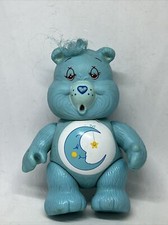 Vintage Care Bear Poseable Bedtime Bear 1983 8cm A.G.C Vinyl Toy Figure