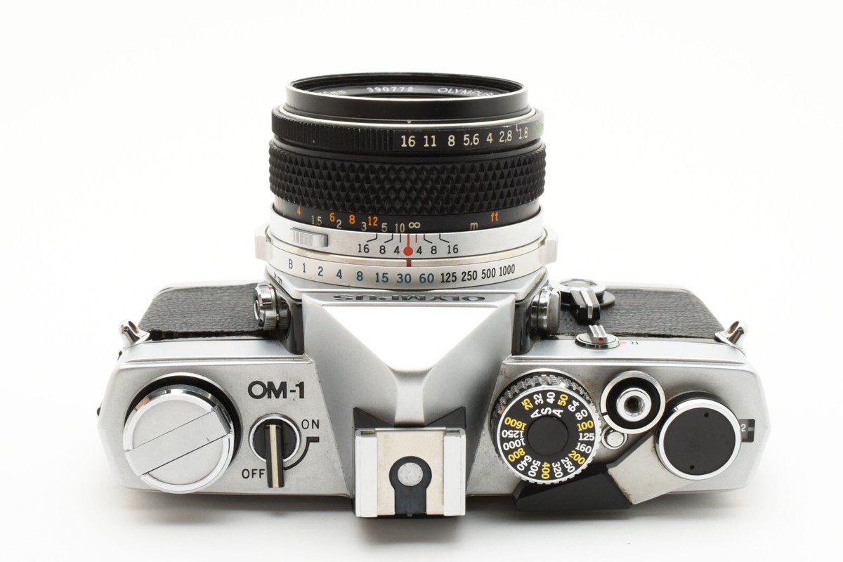 [美品] 完動品◎オリンパス OM-1 50mm F1.8 760 OLYMPUS OM-1 SLR Film Camera w/ GFZUIKO AUTO-S 50mm F1.8