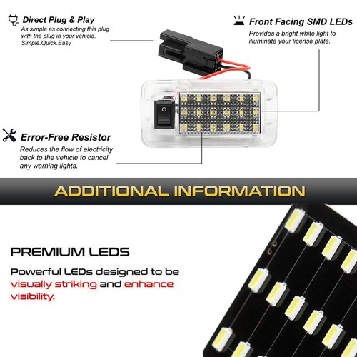 1Pcs Trunk LED Light w/Switch For Toyota Prius Sienna Rav4 Highlander tC xB - Picture 2 of 5