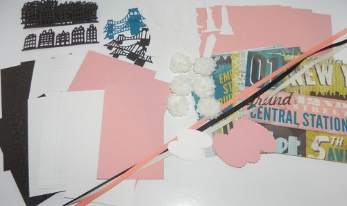 GRAND CENTRAL STATION  6X6 DESIGNER PAPER A2 CARDSTOCK FLOWERS TAGS STAMPIN UP