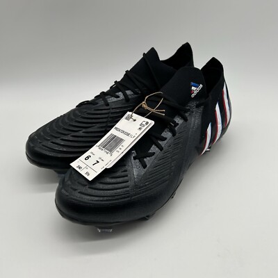 Adidas Predator Edge.1 L FG Soccer Cleats Black Size Mens 6 Womens 7 GV7391 Adidas Predator Edge.1 Soccer Cleats Mens Size 7 Womens Size  main image 2