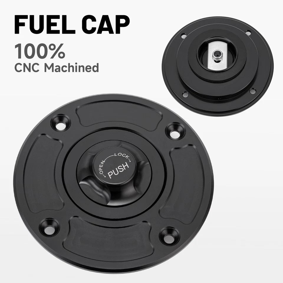 For Suzuki TL1000S TL1000R GS600 CNC Gas Cap Gasoline Cover Tank Fuel Oil Cap US - Image 3 of 4