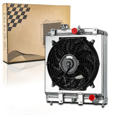 Aluminum Radiator+Shroud Fan for 1992~2001 Honda Civic EG EK Del Sol Integra 1.5