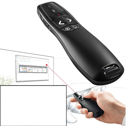 Wireless-USB Presenter PowerPoint Pointer Clicker Pen Laser PPT Remote Control