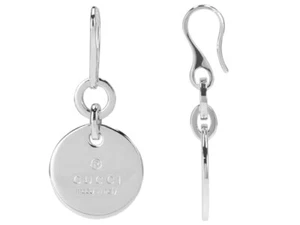 Boucles d'oreilles GUCCI argent accessoires pour femmes fabriquées en ITALIE 2×2 cm avec boîte