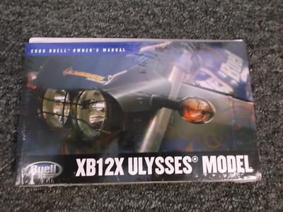2008 Buell XB12X Ulysses Motorcycle Owner Operator User Guide Manual Dirtbike