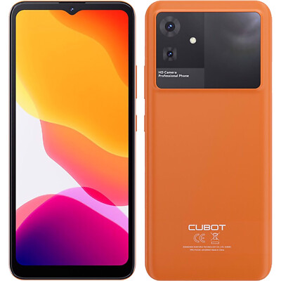 Cubot Note 21 4G/LTE Orange 128GB + 6GB Dual-Sim Factory Unlocked ...