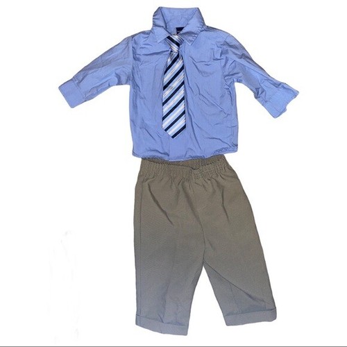 Nautica Baby Boy 3 Piece Suit Set Blue 