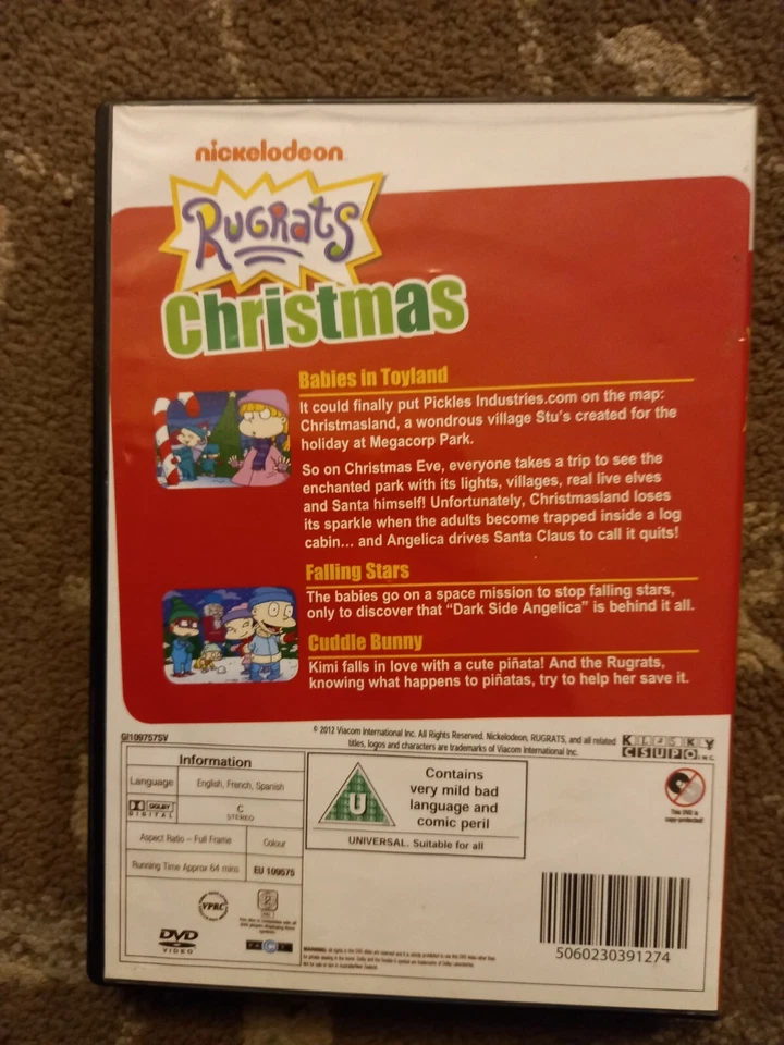 RUGRATS CHRISTMAS  DVD  3 EPISODES - Image 2 of 2