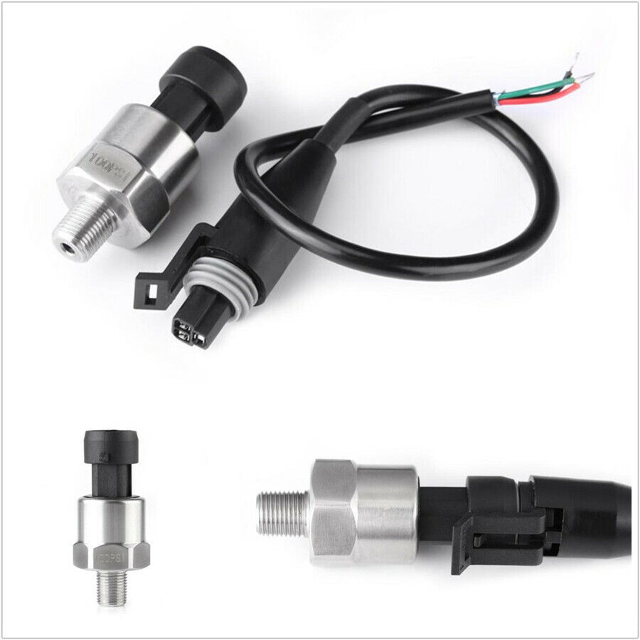 Purchase Car White Dial Blue LED Light Pointer Engine Oil Pressure Meter Gauges 0~100PSI In CN - Foto 2