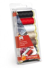 A E Gutermann Sew-all Thread 7 spools 7 Colors 100M