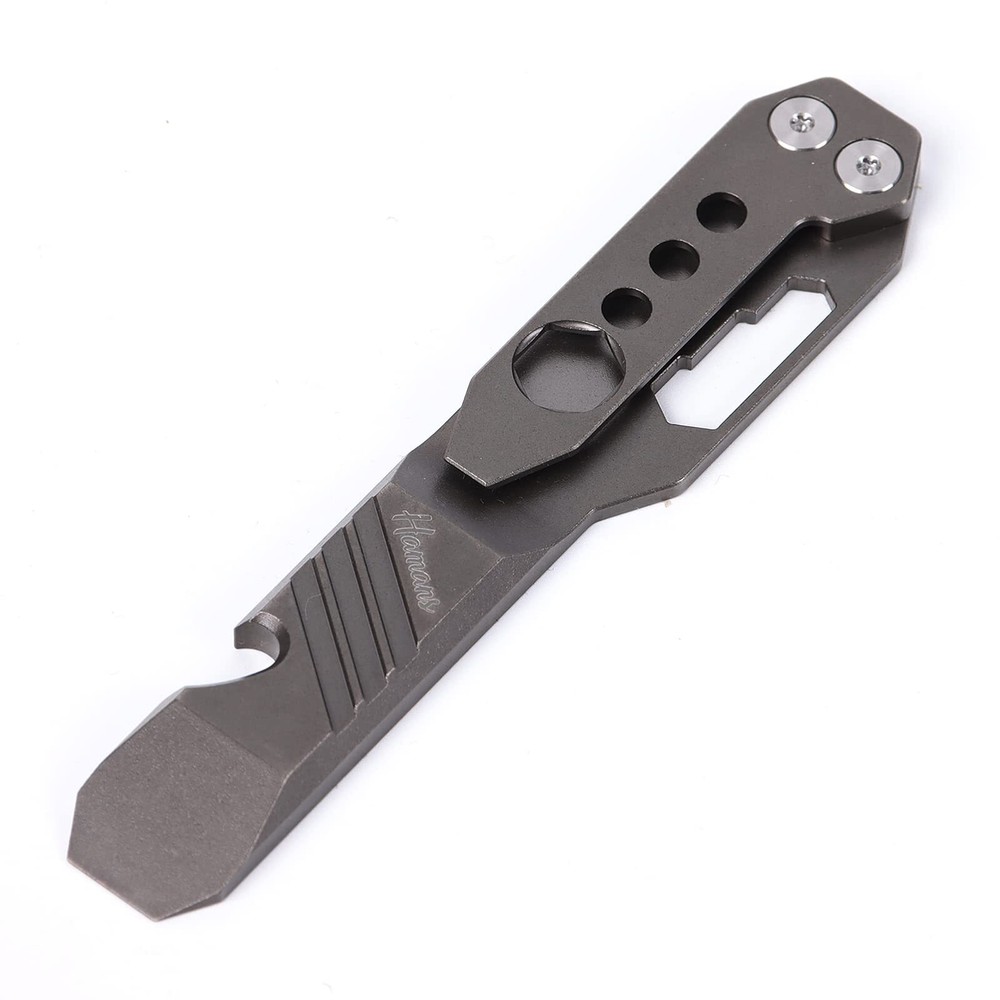 Titanium EDC Pry Bar, EDC Pry Bar, EDC Keychain, Prybar, Mini Pry Bar Bottle ...