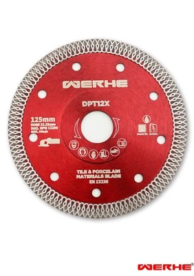 Diamant-Trennscheibe 125mm extra dünn 1,2mm Feinsteinzeug Fliesen Granit Diamant