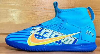 Kids Nike Mercurial Zoom Superfly Academy IC KM Indoor Soccer Shoes Size  6Y