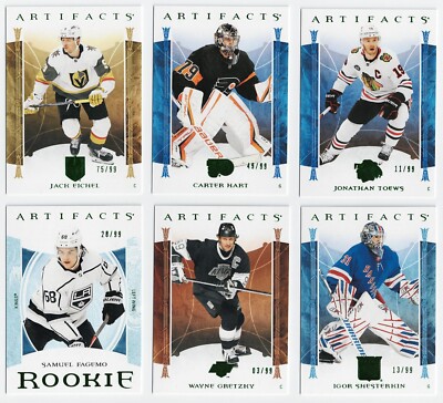 2022-23 Artifacts Emerald Green Parallel Cards #1-200 Pick From List #/99