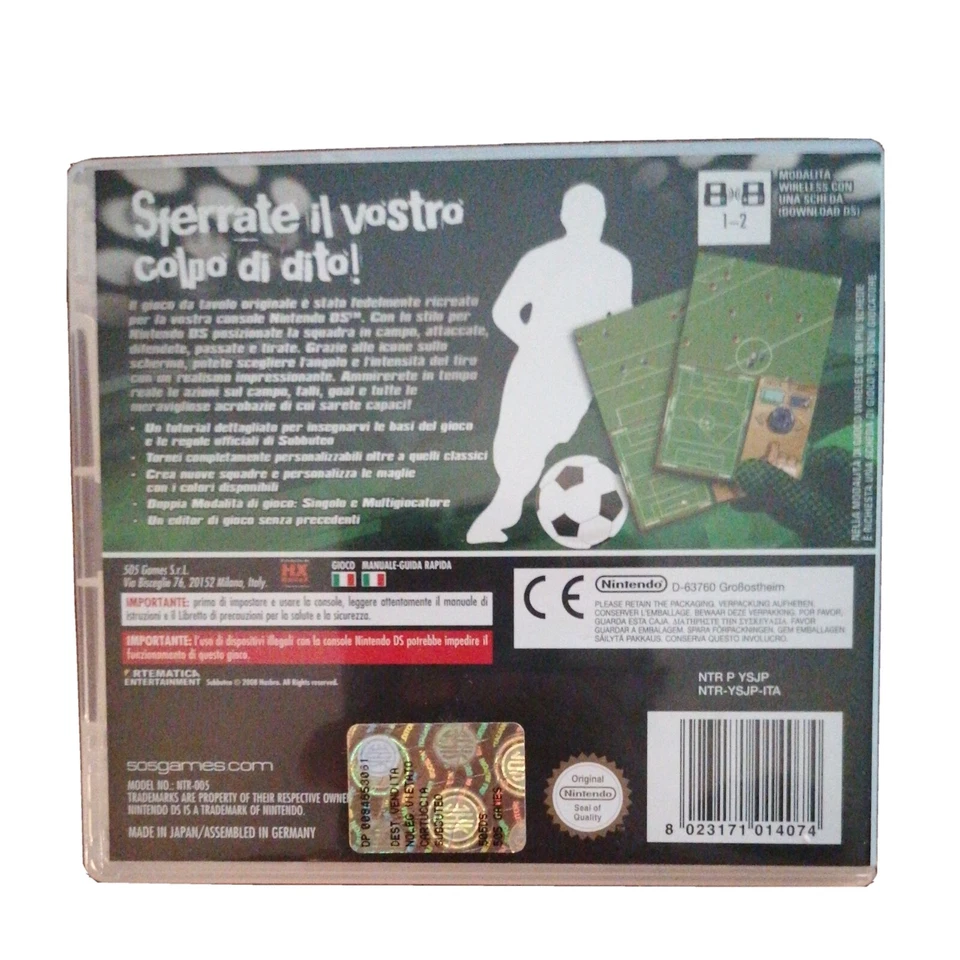 Subbuteo - GIOCO NINTENDO DS/3DS/NEW3DS/2DS/NEW2DS NUOVO, foto 3 di 3