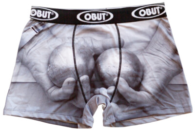 Obut Petanque Boule's Herren Neuheit Boxershorts Hosen Unterwäsche ** DC Petanque**