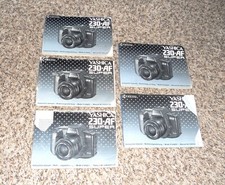 Lot of 5 Kyocera Yashica 230-af Super Camera Instruction Manuals Brochures