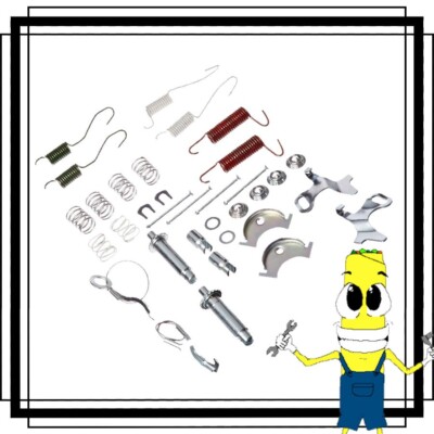 Complete Rear Brake Drum Hardware Kit for Ford MUSTANG 1979-1993 ALL Models