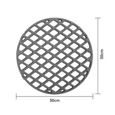 Round Cast Iron BBQ Grill Grate Cooking Grid Rack Replacement Charcoal Grill