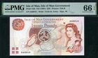 Isle of Man 1991 20 Pounds P43b PMG 66 EPQ GEM UNC