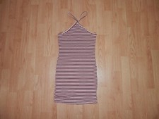 Silence + Noise Junior Small Ribed Sexy Form Fitting X Straps Bodycon Dress 4821