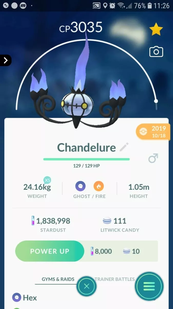 Shiny Litwick evolution chart, 100% perfect IV stats and Chandelure best  moveset in Pokémon Go