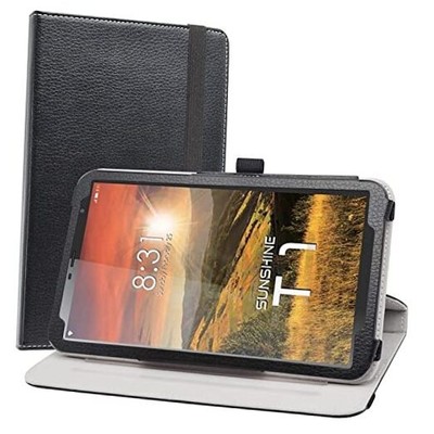 360 Degree Rotation Stand PU with Cute Pattern for Sunshine T1 Elite/NUU Black