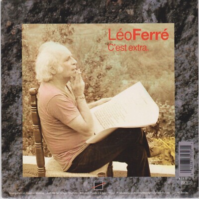 LEO FERRE AVEC LE TEMPS / C'EST EXTRA FRENCH 45 SINGLE