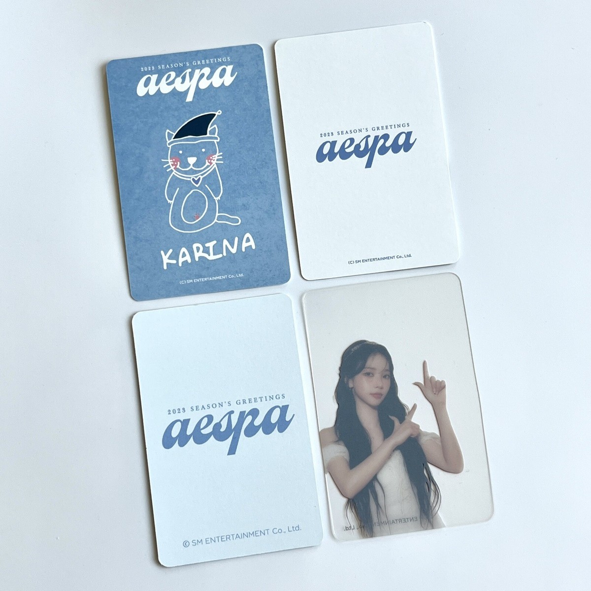 aespa 2023 Season's Greetings KARINA Official Photocard Set | USA