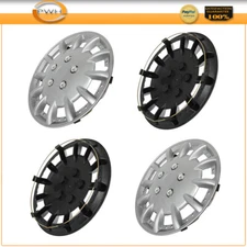 Set of 4 13" Wheel Hub Caps For Rim Universal Wheel Cover Wheel Trim Kit Snap-On
