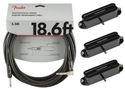 Seymour Duncan SHR-1 Hot Rails Black For Strat Set SHR-1b & 2-SHR