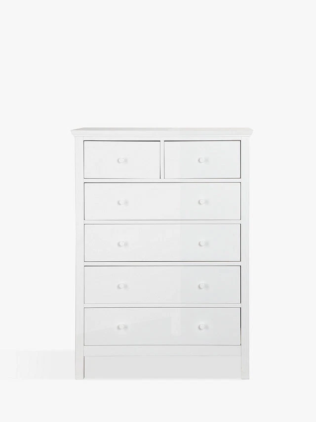 John lewis white sale chest of drawers