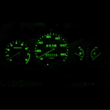 Gauge Cluster + Climate Control LED Bulbs Kit for Honda Civic EK 99-00 1999 2000