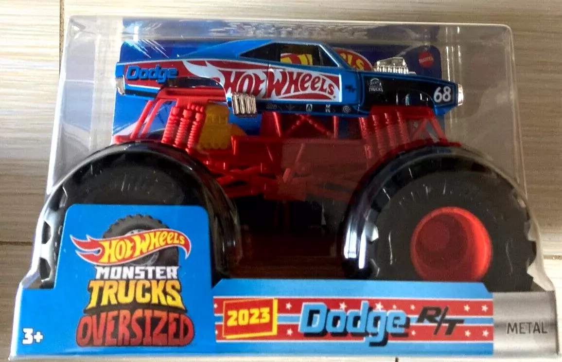 Hot Wheels Monster Trucks Oversized 2023 Delivery Metal