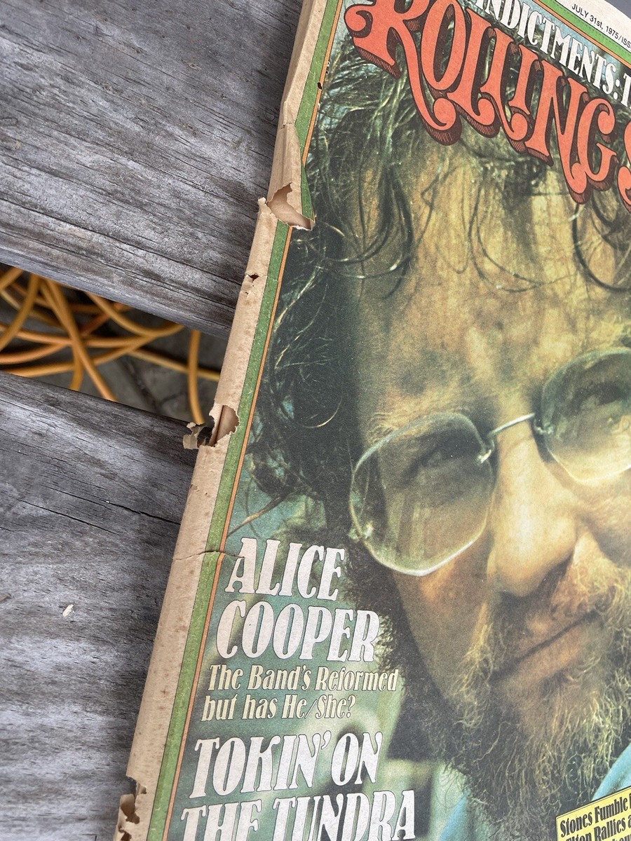 1975 July 31st Rolling Stone Magazine, Richard Dreyfuss, Alice