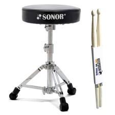 Sonor DT 2000 Schlagzeug Hocker + Drumsticks