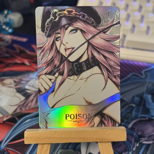 Poison Street Fighter 6 🔥 Holographic Standard Trading Card Sexy Waifu Anime - Picture 1 of 2