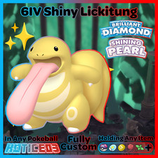✨ Shiny LICKITUNG 6IV ✨ Pokemon Brilliant DIAMOND and Shining PEARL +MasterBall