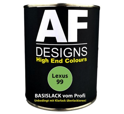 0,25L Autolack für Lexus 99 Gum Green Basislack spritzfertig