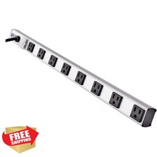 Tripp Lite 8 Outlet Power Strip 24" 15ft Cord Right Angle Plug